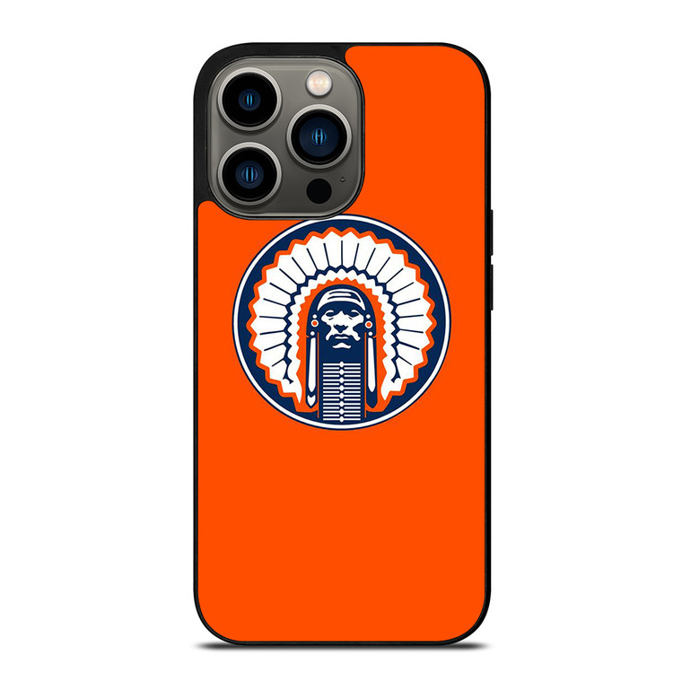 ILLINOIS FIGHTING UNIVERSITY BASKETBALL LOGO iPhone 13 Pro Case Cover
