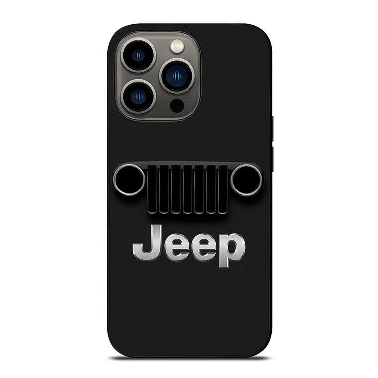 JEEP LOGO OFF ROAD CAR EMBLEM iPhone 13 Pro Case Cover