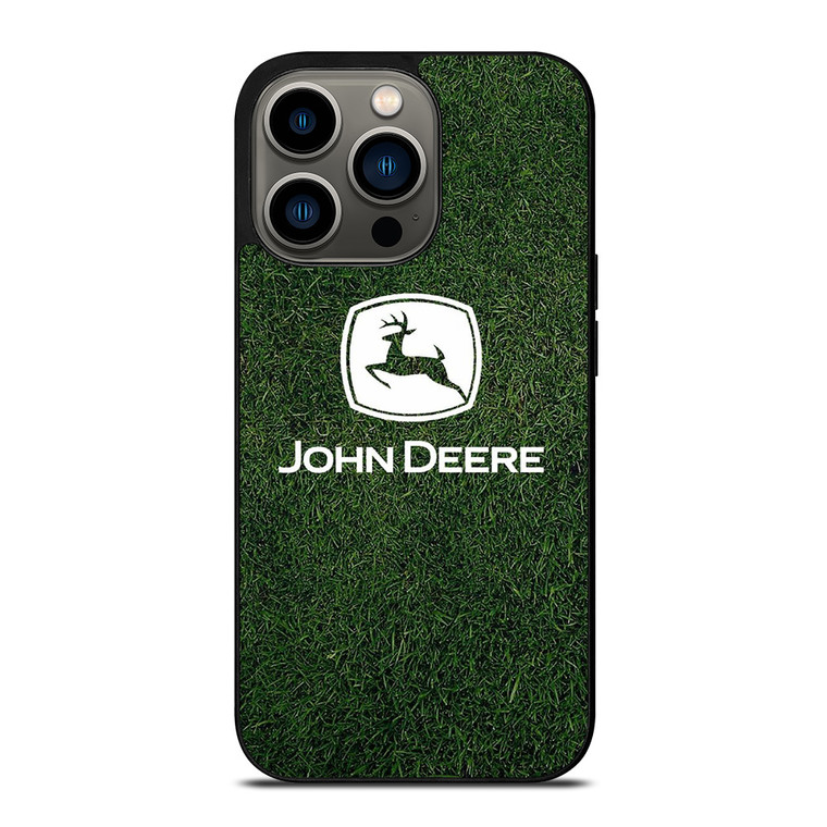 JOHN DEERE LOGO GREEN GRASS ICON iPhone 13 Pro Case Cover