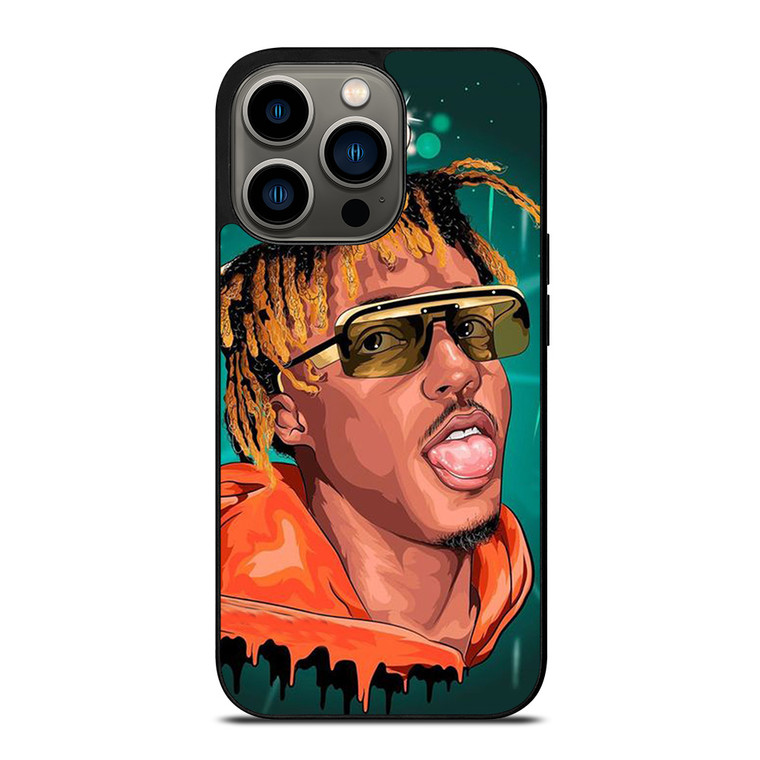 JUICE WRLD RAPPER FACE ART iPhone 13 Pro Case Cover
