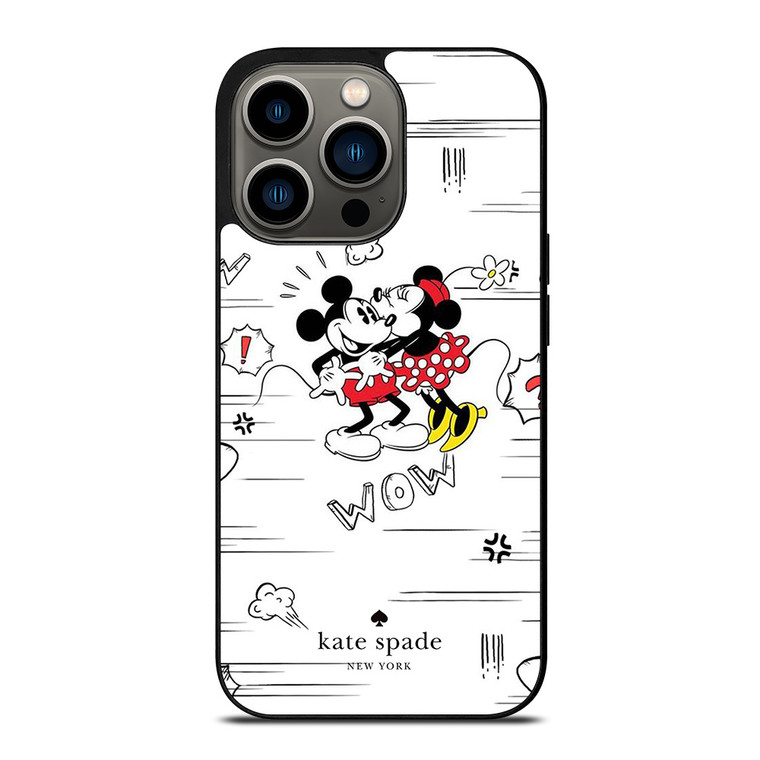 KATE SPADE NEW YORK LOGO X MICKEY MINNIE MOUSE DISNEY iPhone 13 Pro Case Cover