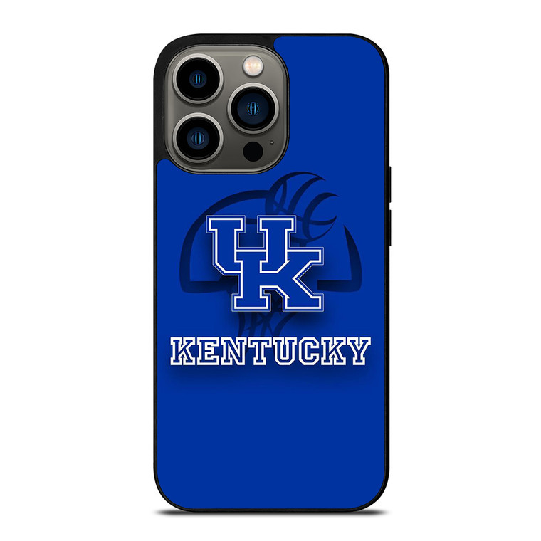 KENTUCKY WILD CATS UNIVERSITY BASKETBALL TEAM LOGO iPhone 13 Pro Case Cover