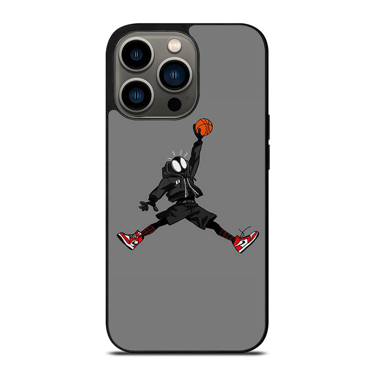 MILES MORALES SPIDERMAN SPIDER VERSE AIR JORDAN NIKE iPhone 13 Pro Case Cover