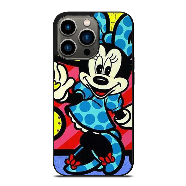 MINNIE MOUSE ROMERO BRITTO ART iPhone 13 Pro Case Cover
