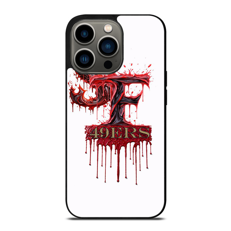 SAN FRANCISCO 49ERS FOOTBALL BLOODY LOGO iPhone 13 Pro Case Cover