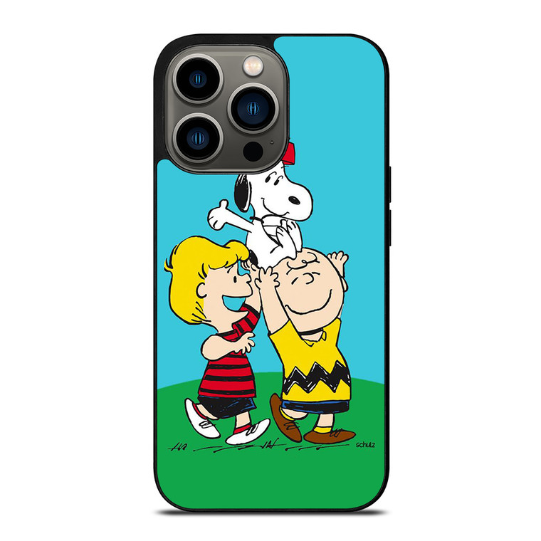SNOOPY THE PEANUTS AND GANK iPhone 13 Pro Case Cover