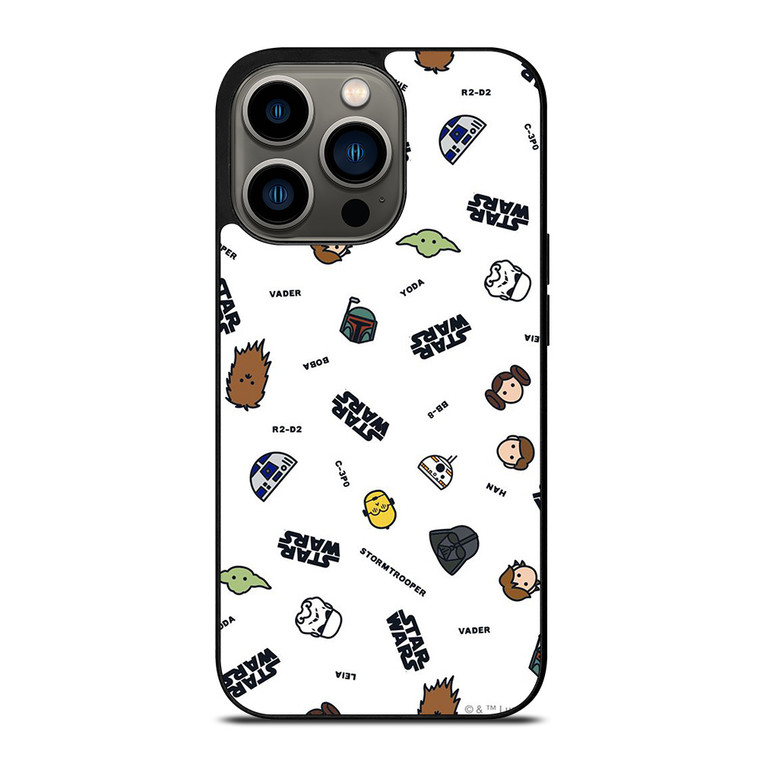 STAR WARS CUTE CARTOON COLLAGE iPhone 13 Pro Case Cover