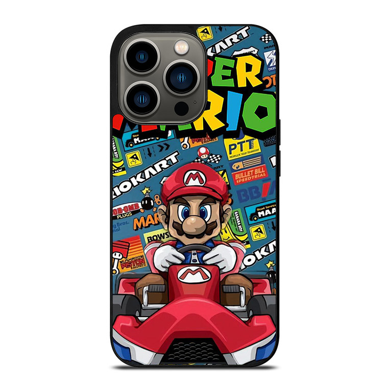 SUPER MARIO BROSS NINTENDO GAME MARIO CART iPhone 13 Pro Case Cover