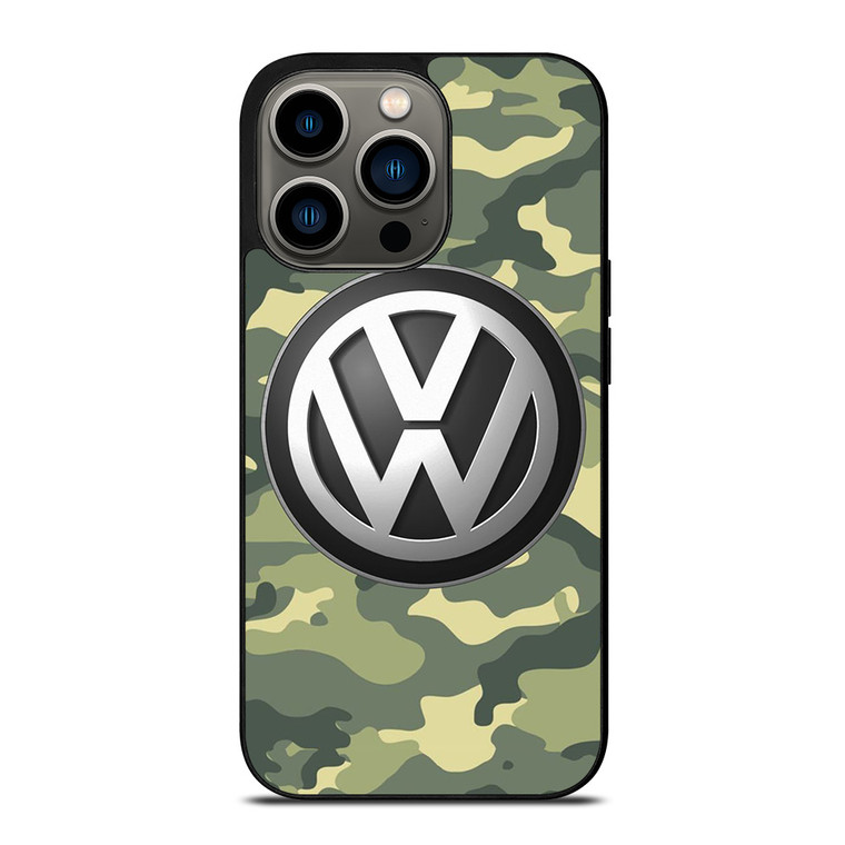 VOLKSWAGEN VW LOGO CAMO ICON iPhone 13 Pro Case Cover