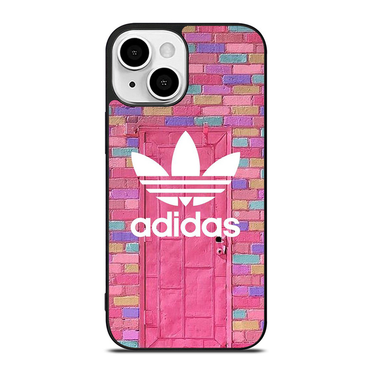 ADIDAS LOGO PINK WALL iPhone 13 Mini Case Cover