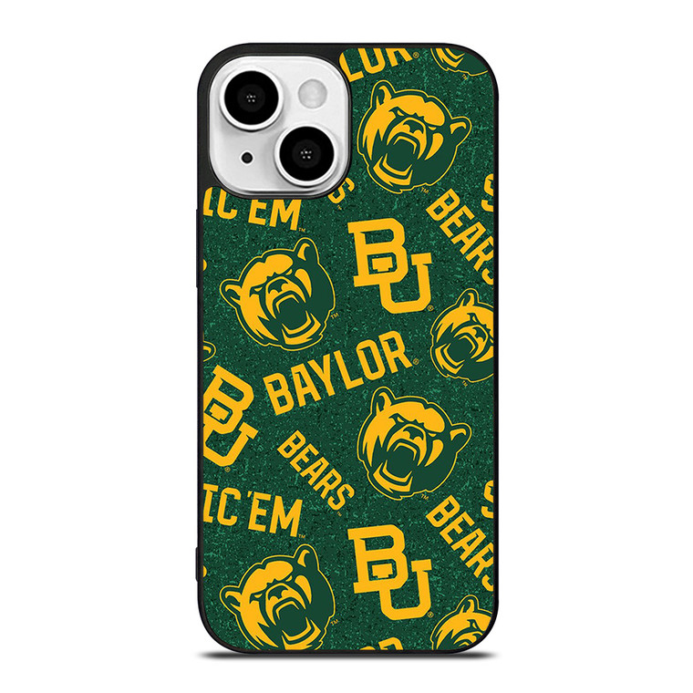 BAYLOR BEARS LOGO BASKETBALL UNIVERSITY TEAM iPhone 13 Mini Case Cover