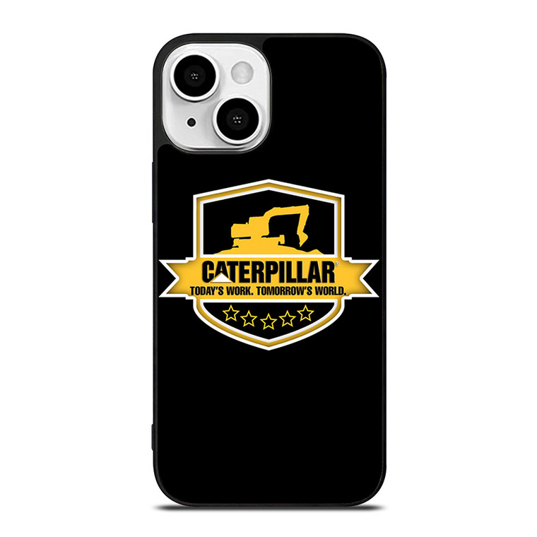 CATERPILLAR TRACTOR LOGO CAT ICON TODAY'S WORK iPhone 13 Mini Case Cover