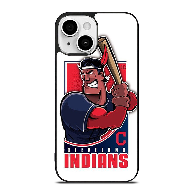 CLEVELAND INDIANS LOGO BASEBALL ICON iPhone 13 Mini Case Cover
