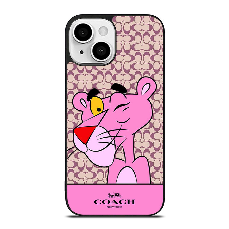 COACH NEW YORK LOGO X PINK PANTHER iPhone 13 Mini Case Cover