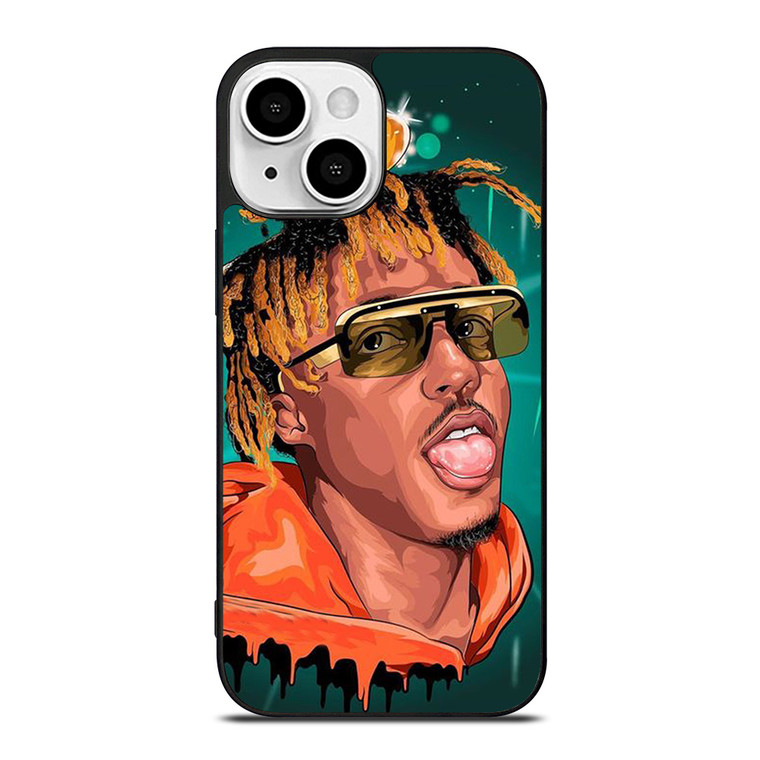 JUICE WRLD RAPPER FACE ART iPhone 13 Mini Case Cover