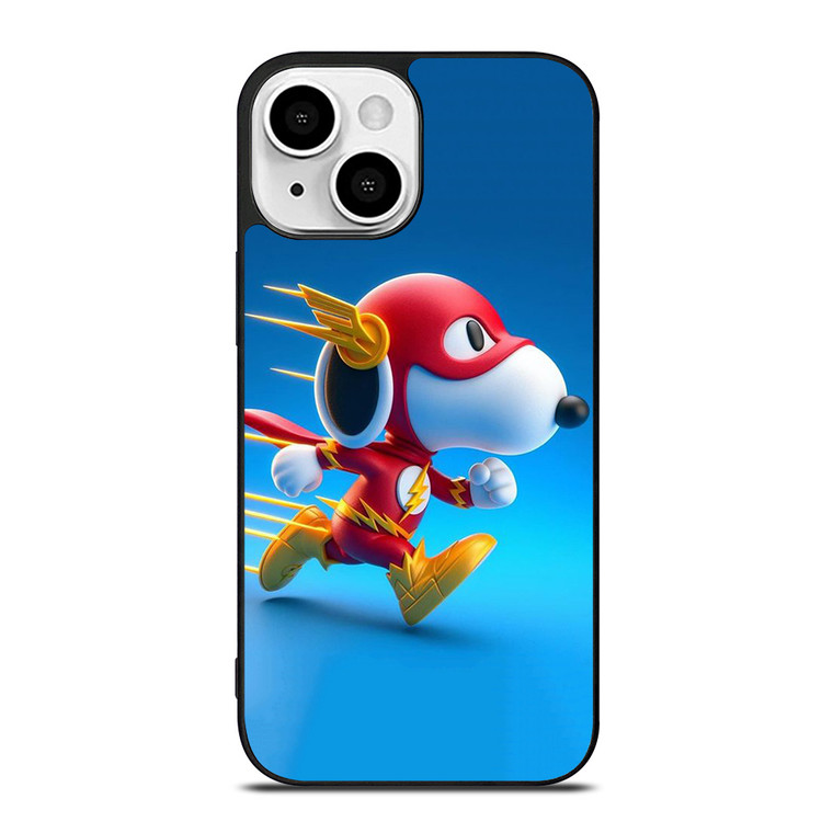 SNOOPY THE PEANUTS THE FLASH iPhone 13 Mini Case Cover