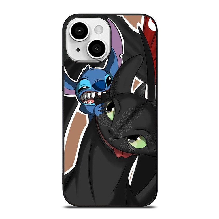 TOOTHLESS AND STITCH PLAY iPhone 13 Mini Case Cover