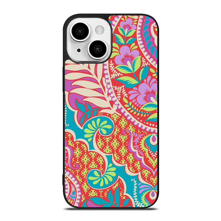 VERA BRADLEY FASHION FLORAL PATTERN iPhone 13 Mini Case Cover