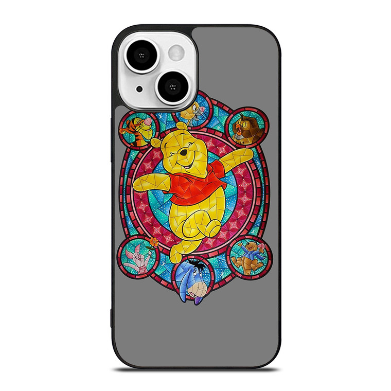 WINNIE THE POOH AND FRIENDS DISNEY MOZAIC ART iPhone 13 Mini Case Cover