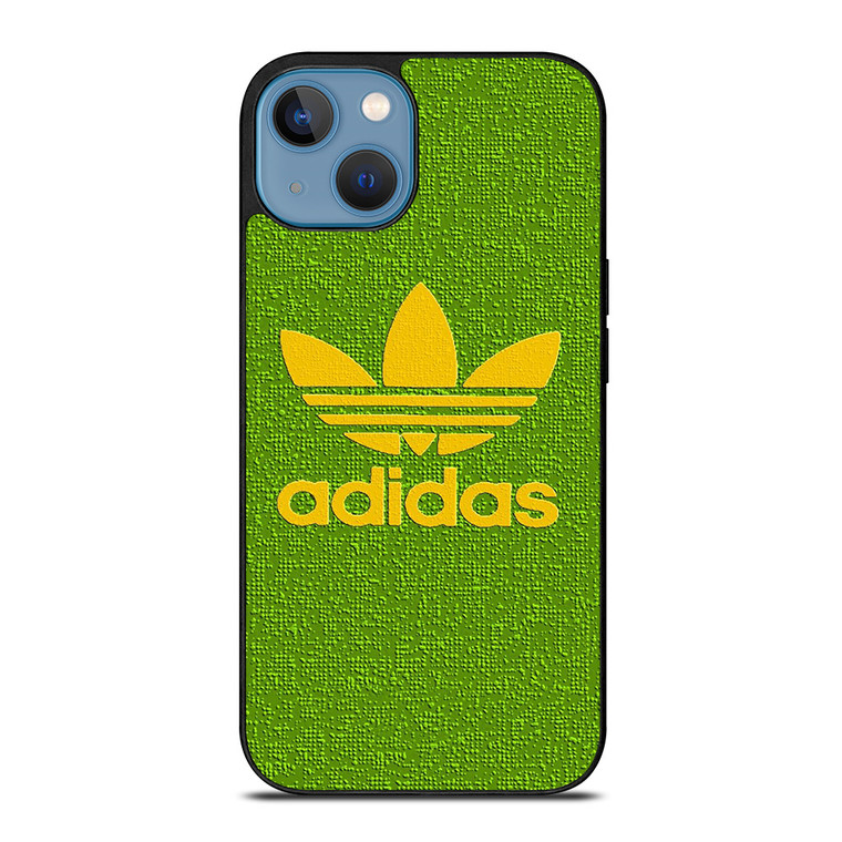 ADIDAS LOGO YELLOW GREEN iPhone 13 Case Cover
