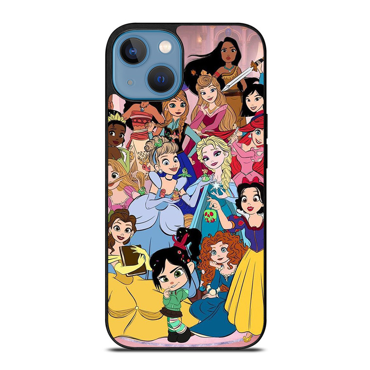 CARTOON DISNEY PRINCESS X VENELLOPE iPhone 13 Case Cover