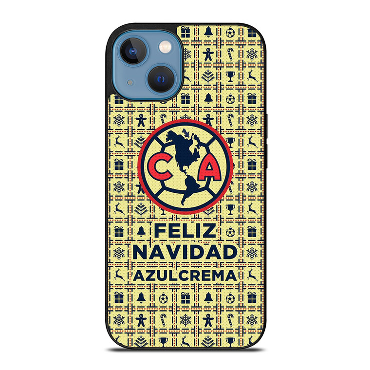 CLUB AMERICA MEXICO AZULCREMA AGUILAZ iPhone 13 Case Cover