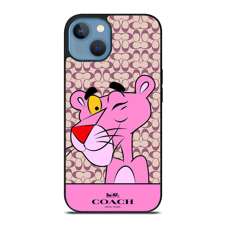 COACH NEW YORK LOGO X PINK PANTHER iPhone 13 Case Cover