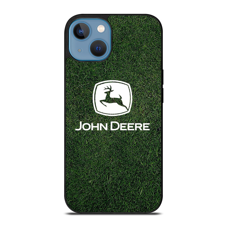 JOHN DEERE LOGO GREEN GRASS ICON iPhone 13 Case Cover