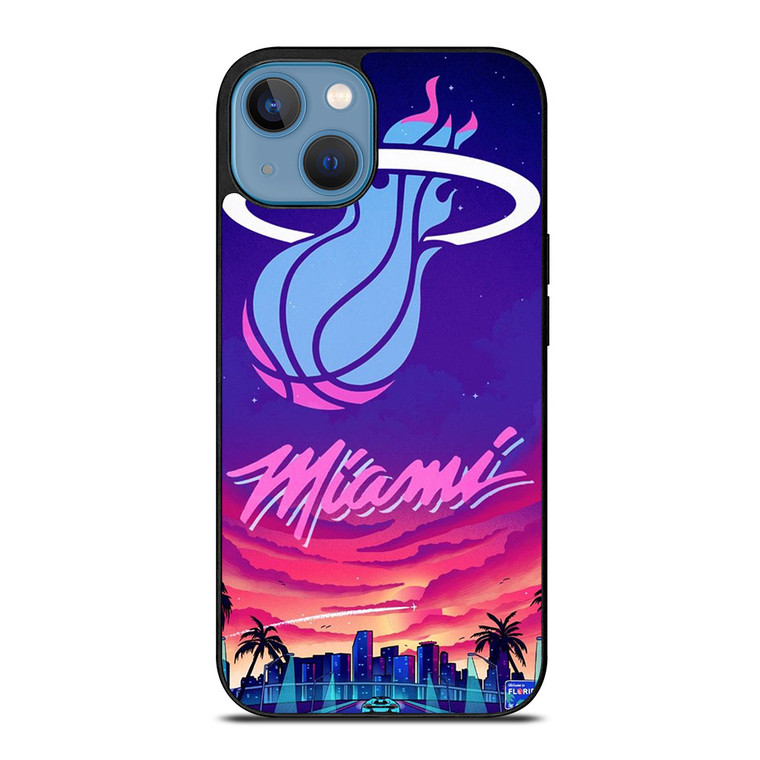 MIAMI HEAT BASKETBALL TEAM LOGO iPhone 13 Case Cover