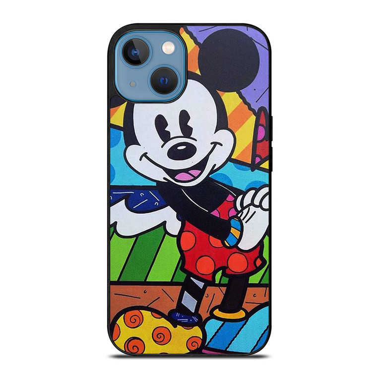 MICKEY MOUSE ROMERO BRITTO ART iPhone 13 Case Cover