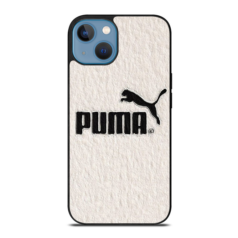 PUMA LOGO BLACK WHITE ICON iPhone 13 Case Cover