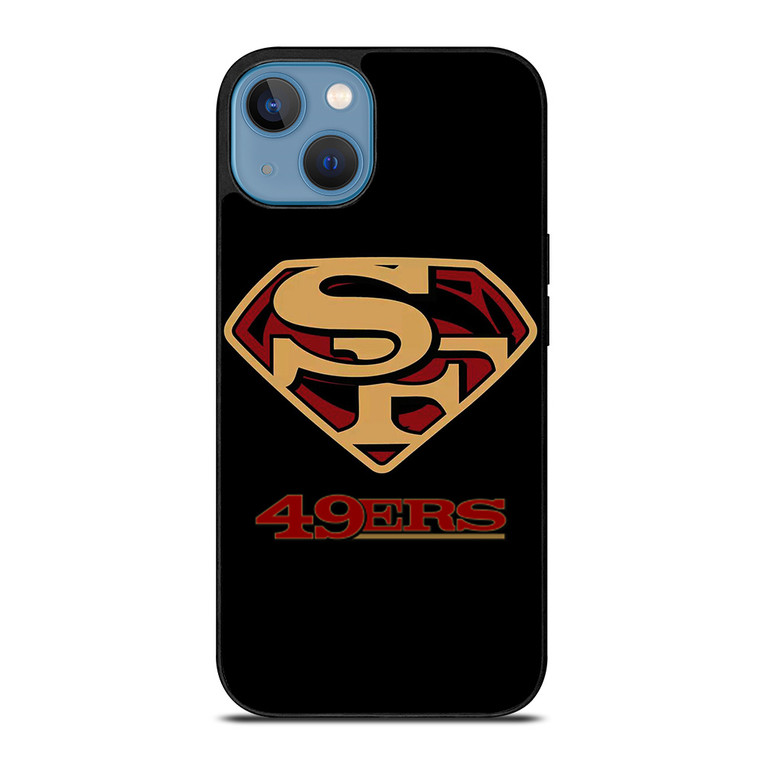 SAN FRANCISCO 49ERS FOOTBALL SUPERMAN LOGO iPhone 13 Case Cover