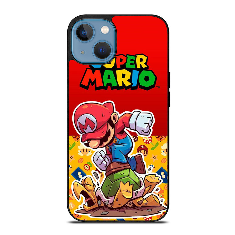 SUPER MARIO BROSS NINTENDO GAME iPhone 13 Case Cover