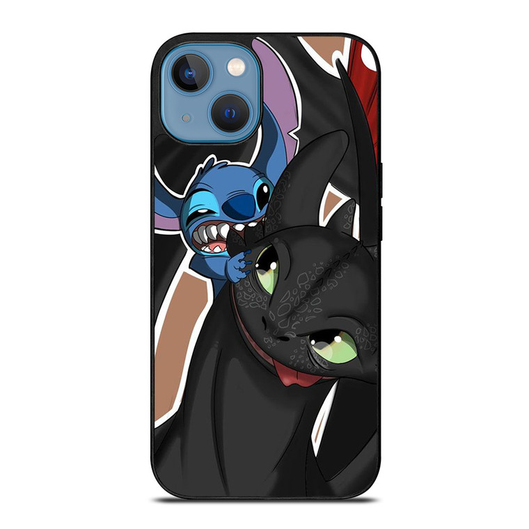 TOOTHLESS AND STITCH PLAY iPhone 13 Case Cover