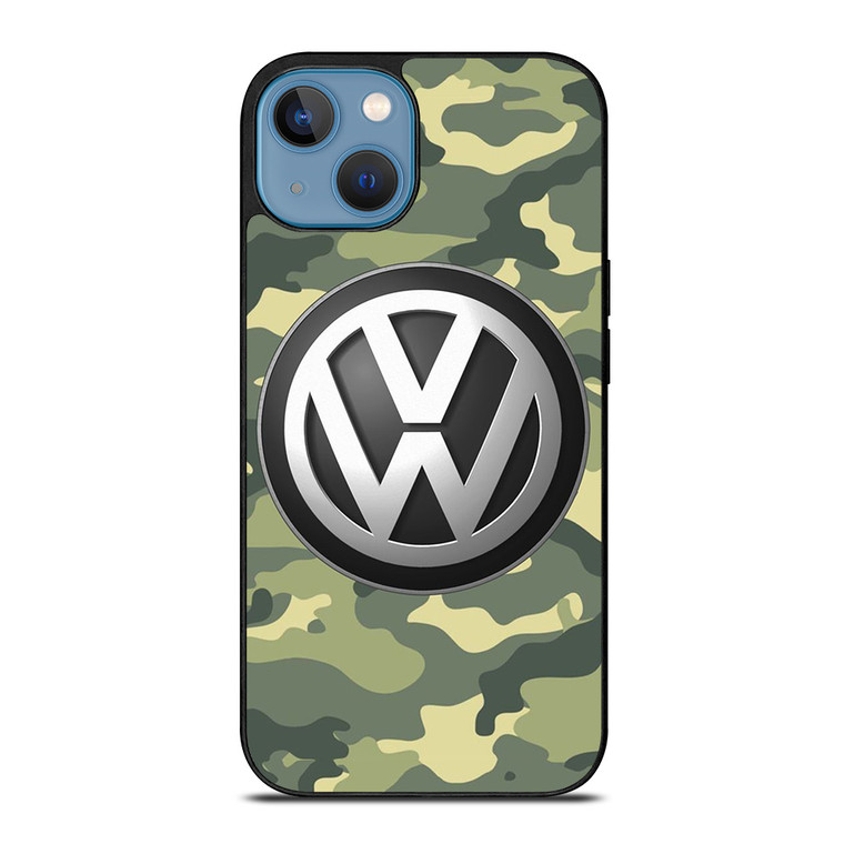 VOLKSWAGEN VW LOGO CAMO ICON iPhone 13 Case Cover