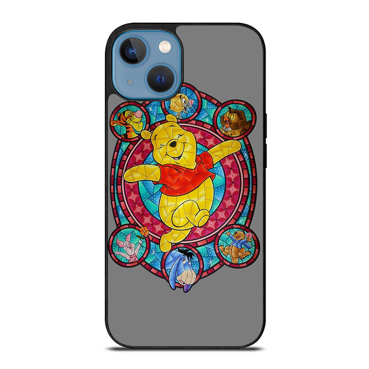 WINNIE THE POOH AND FRIENDS DISNEY MOZAIC ART iPhone 13 Case Cover
