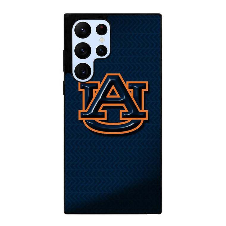 AUBRUN TIGERS FOOTBALL UNIVERSITY TEAM LOGO BLUE Samsung Galaxy S22 Ultra Case Cover