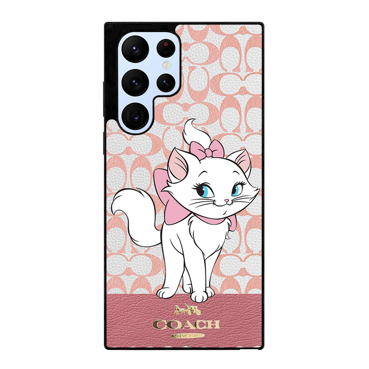 COACH NEW YORK LOGO ARISTOCAT MARIE DISNEY Samsung Galaxy S22 Ultra Case Cover