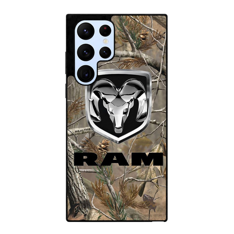 DODGE RAM TRUCK LOGO CAMO Samsung Galaxy S22 Ultra Case Cover