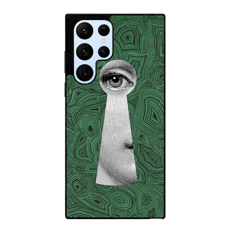 FORNASETTI MALACHITE EYE KEY Samsung Galaxy S22 Ultra Case Cover