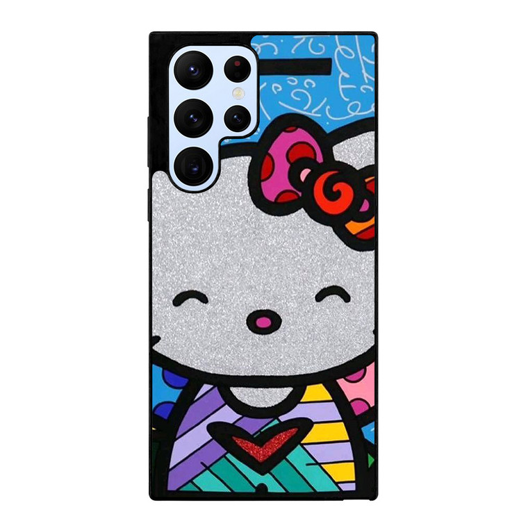 HELLO KITTY ROMERO BRITTO ART Samsung Galaxy S22 Ultra Case Cover