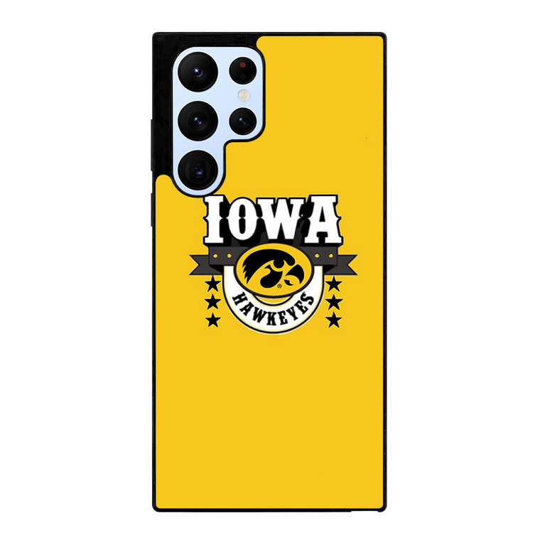 IOWA HAWKEYES LOGO UNIVERSITY BASKETBALL TEAM Samsung Galaxy S22 Ultra Case Cover