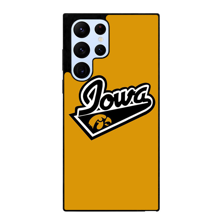 IOWA HAWKEYES UNIVERSITY BASKETBALL TEAM LOGO Samsung Galaxy S22 Ultra Case Cover