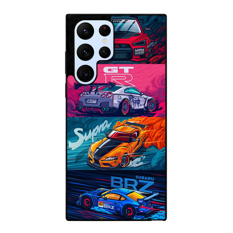 JAPAN RACING SPORTS CARS SUPRA GTR LANCER BRZ Samsung Galaxy S22 Ultra Case Cover