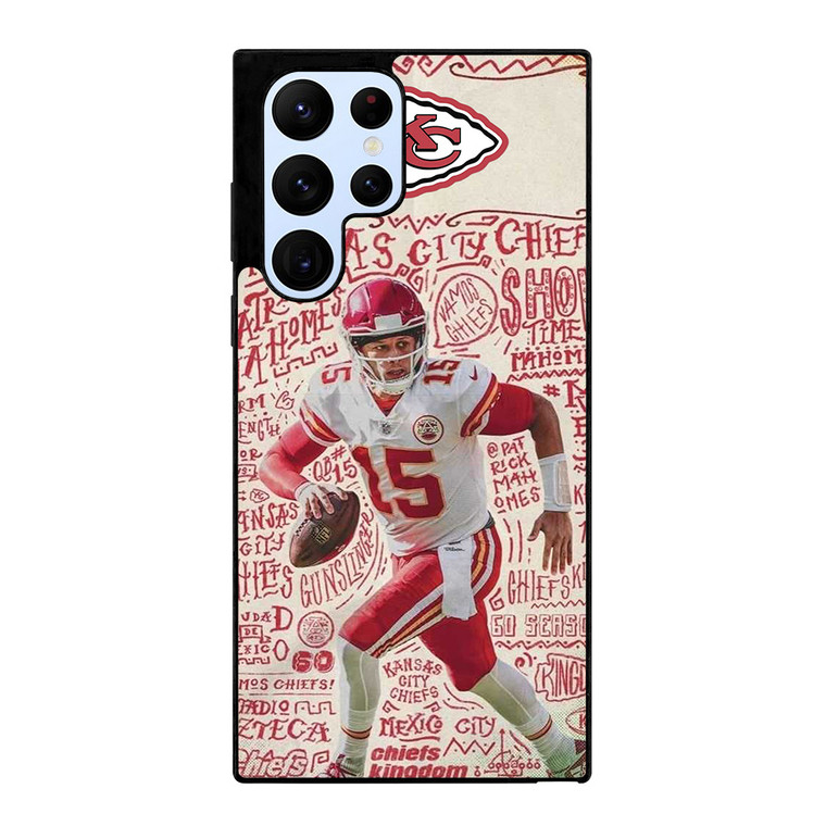 KANSAS CITY CHIEFS 15 PATRICK MAHOMES Samsung Galaxy S22 Ultra Case Cover