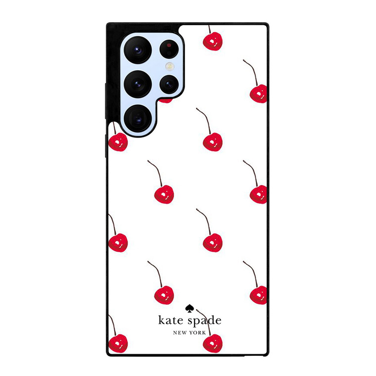 KATE SPADE NEW YORK LOGO CHERRIES Samsung Galaxy S22 Ultra Case Cover