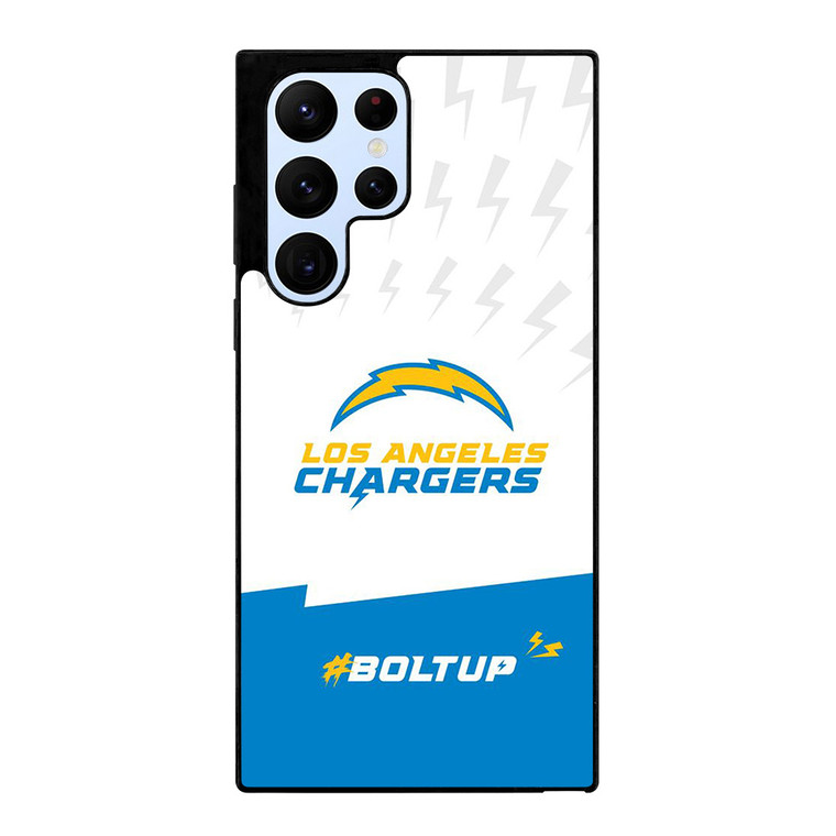 LOS ANGELES CHARGERS FOOTBALL LOGO BOLT UP Samsung Galaxy S22 Ultra Case Cover