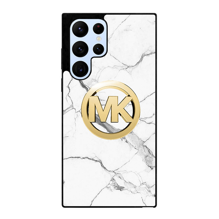 MICHAEL KORS MK LOGO ON MARBLE Samsung Galaxy S22 Ultra Case Cover