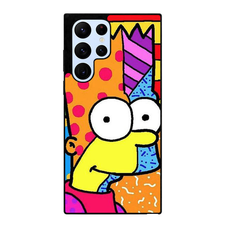 ROMERO BRITTO BART SIMPSONS ART Samsung Galaxy S22 Ultra Case Cover