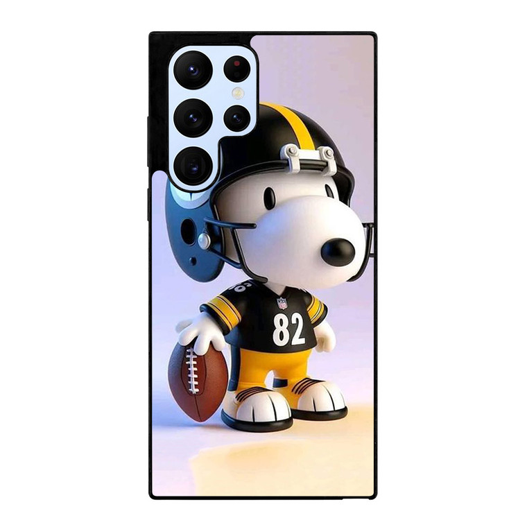 SNOOPY PITTSBURGH STEELERS FOOTBALL Samsung Galaxy S22 Ultra Case Cover